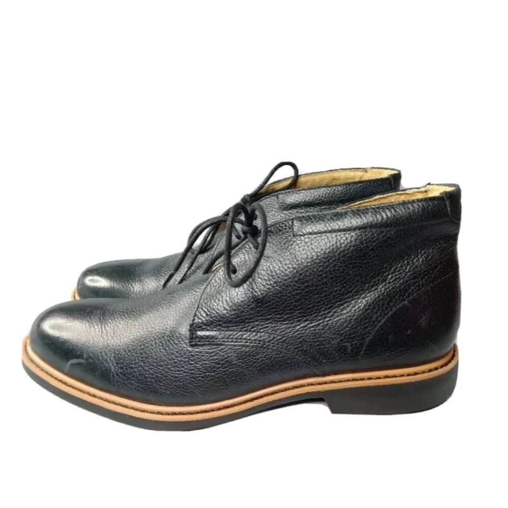 Cole Haan Classic Two Eye Chukka Boots Men's Size 8 M C12686 Dark Green Leather